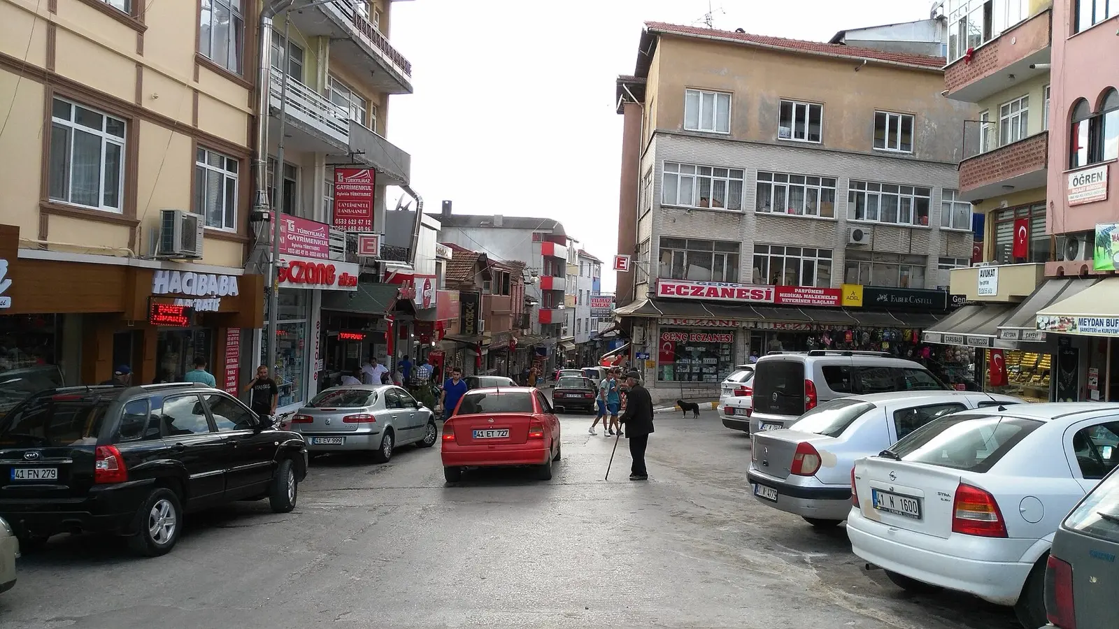 Kandıra kıyısında koy ve kıyı şeridi